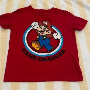 Old Navy Super Mario Red Game Changer Kids Tee